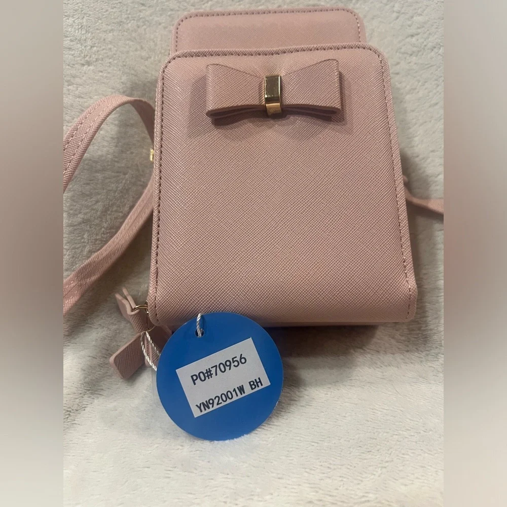 Light pink Crossbody bow bag - Picture 6 of 11